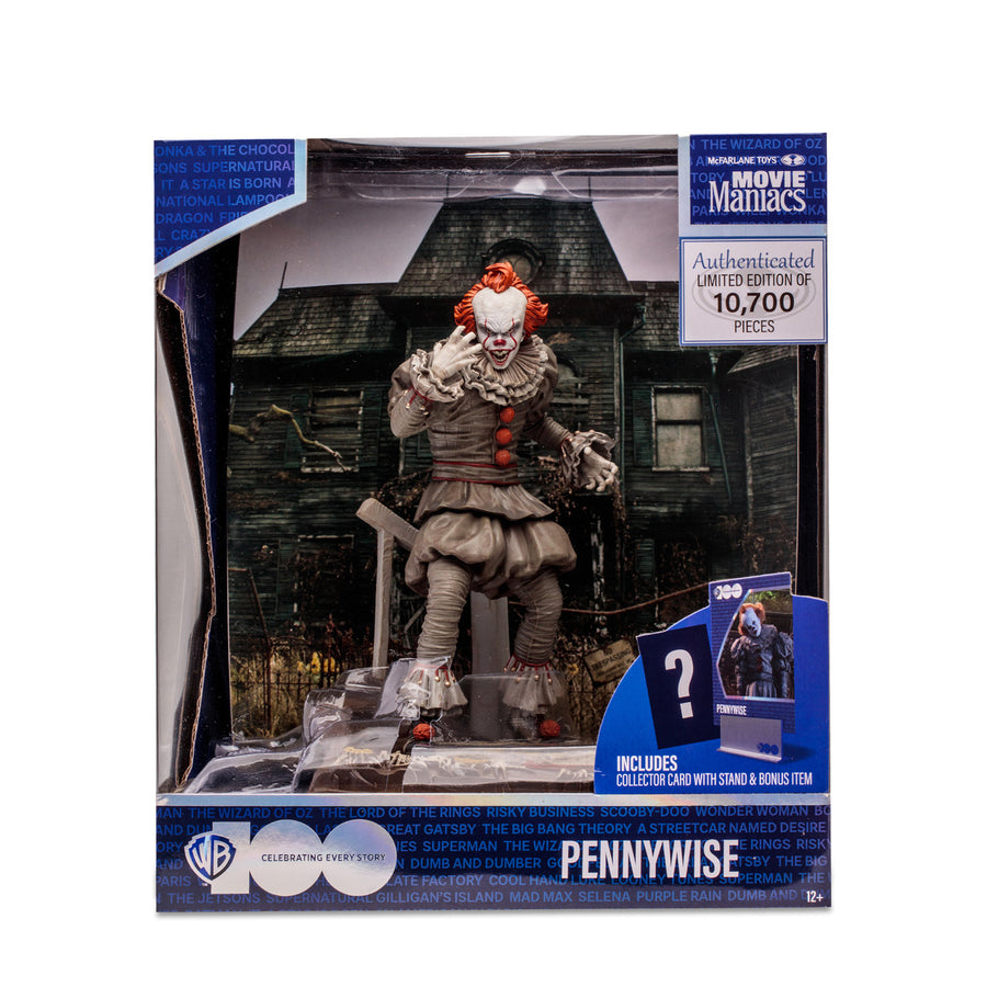 McFarlane Pennywise from IT Movie Maniacs 6 Inch Figure