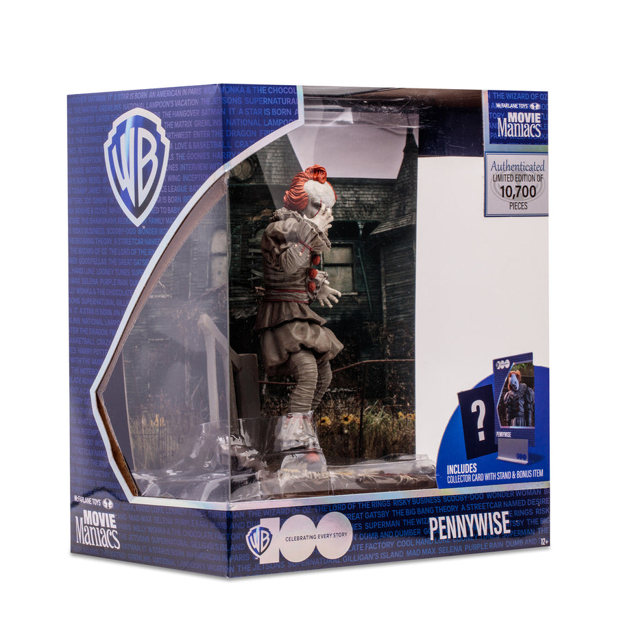 McFarlane Pennywise from IT Movie Maniacs 6 Inch Figure