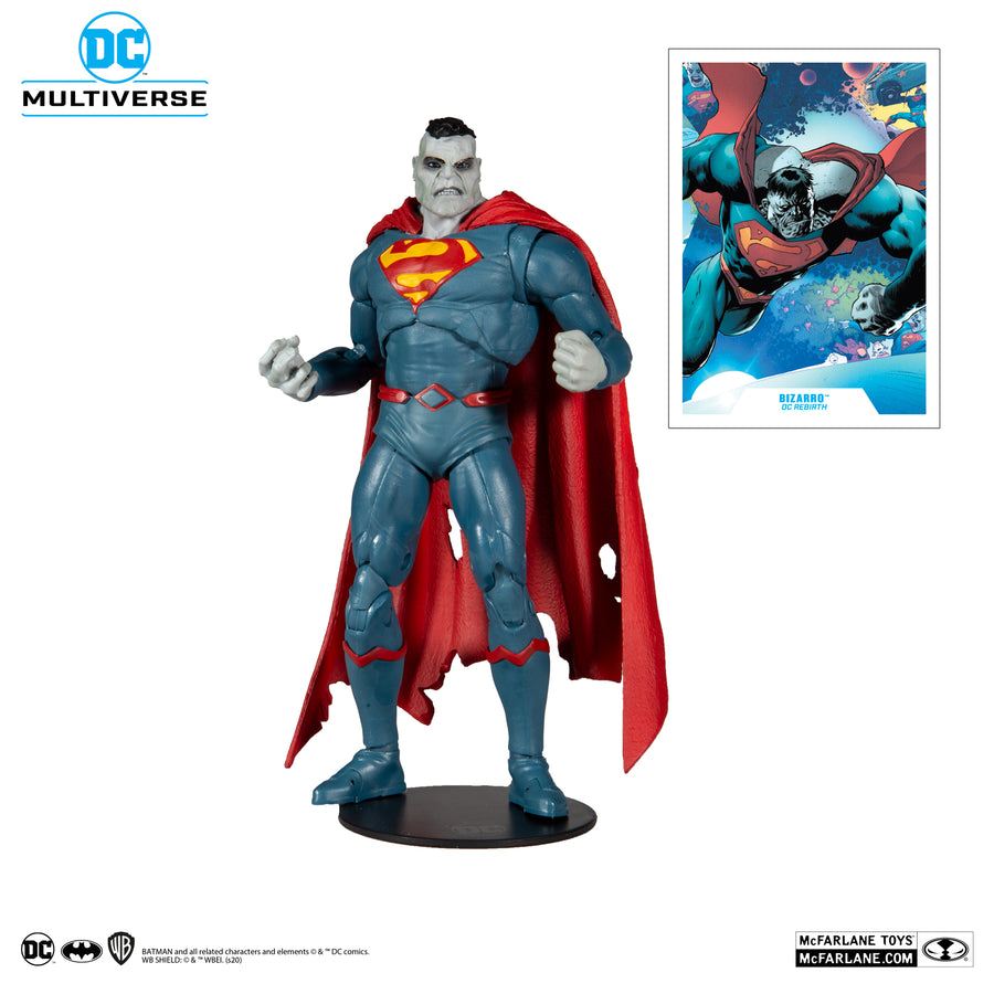 McFarlane Toys DC Multiverse Superman Bizarro Rebirth 7 Inch Action Figure