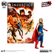 McFarlane Toys DC Direct Gaming Injustice 2 7 Supergirl Page Punchers 7 Inch Action Figure with Comic