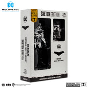 McFarlane DC Multiverse Batman and Joker White Knight Sketch Edition Gold Label 7 Inch Action Figure Set