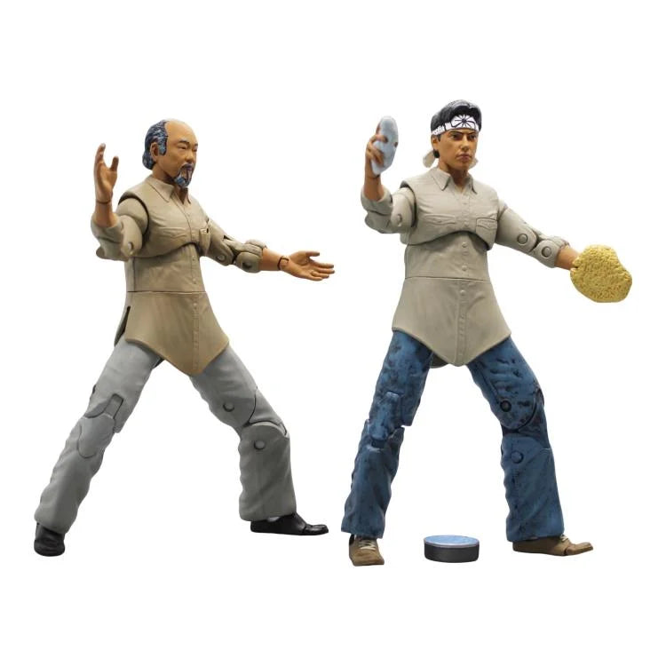 The Karate Kid Mr Miyagi and Daniel LaRusso Miyagi-Do Training 6" Action Figure 2-Pack