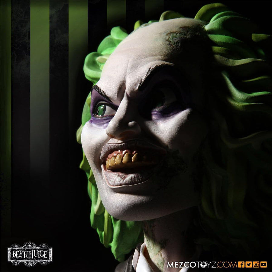 Mezco Beetlejuice Stylized Roto Action Figure from Beetlejuice Movie 15cm