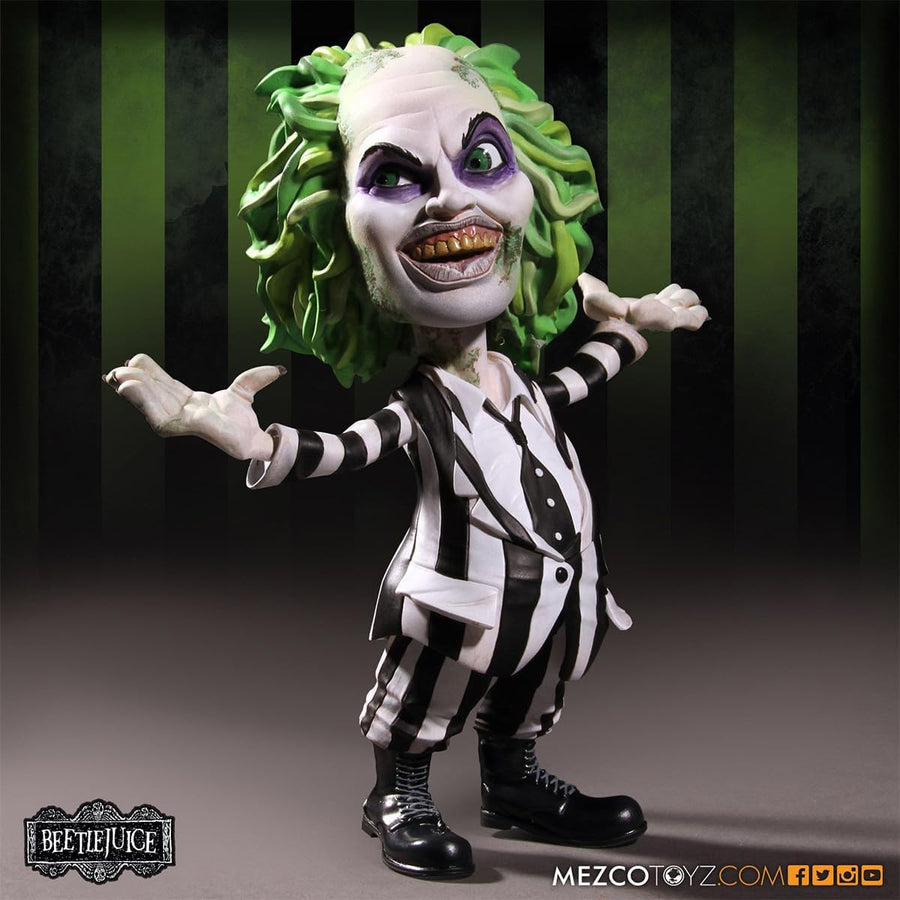 Mezco Beetlejuice Stylized Roto Action Figure from Beetlejuice Movie 15cm