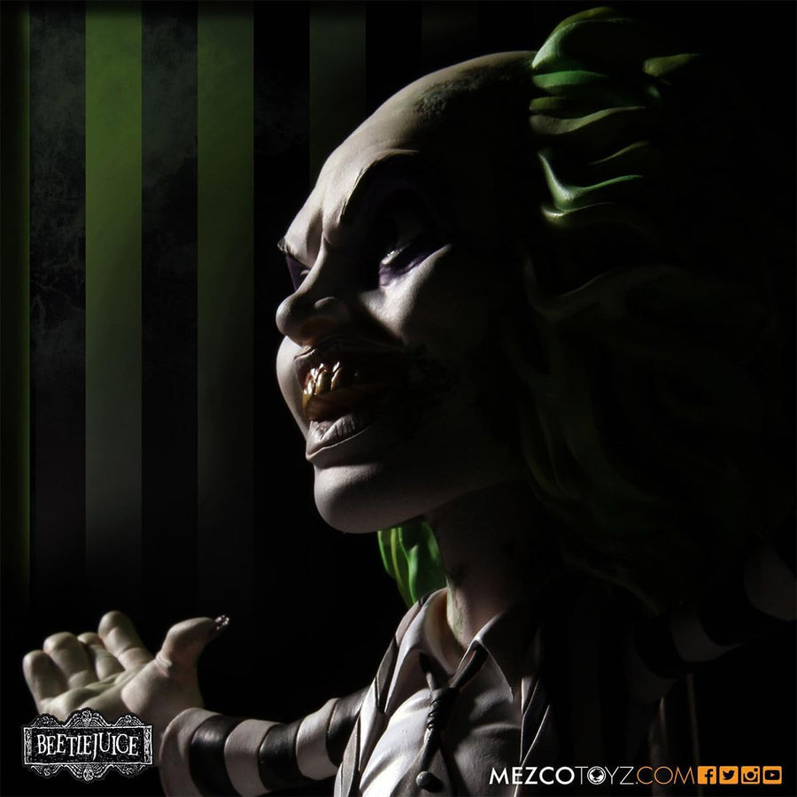 Mezco Beetlejuice Stylized Roto Action Figure from Beetlejuice Movie 15cm