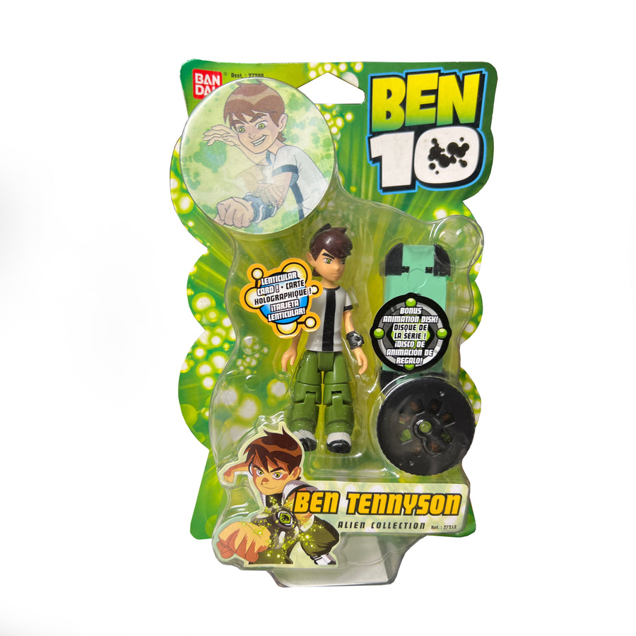 Bandai Ben 10 Ben Tennyson Animated Disk Alien Action Figure