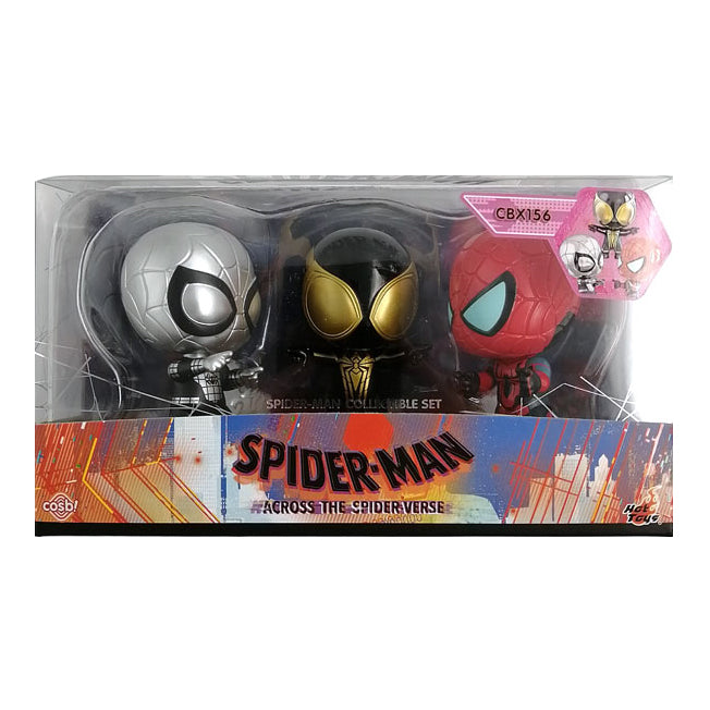 Hot Toys Cosbi Cosbaby Spider-Man Across the Spider Verse Set C 3 Pack Vinyl Figure