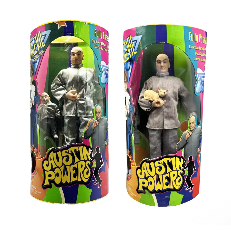 Austin Powers Dr Evil Set of 2 9-Inch Action Figures