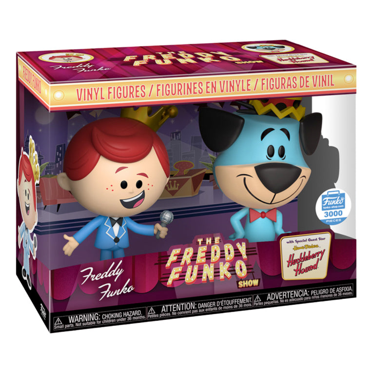 The Freddy Funko Show with Huckleberry Hound 4 Inch Vinyl Figure Exclusive 2-Pack