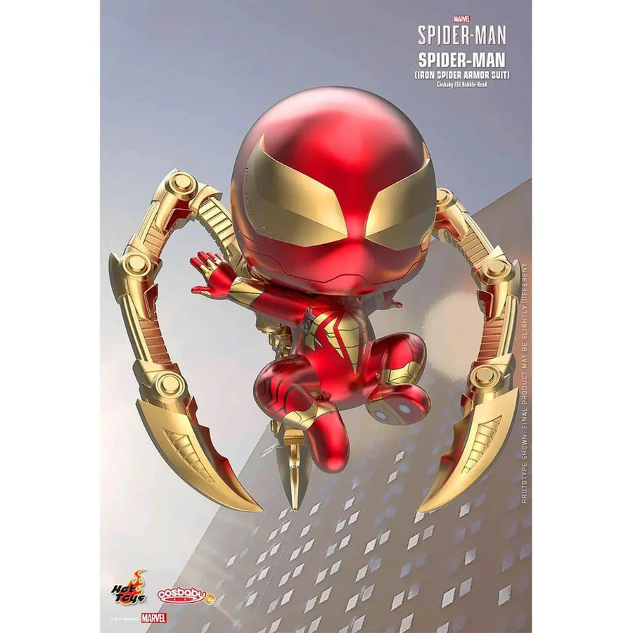 Hot Toys Marvel Cosbaby Spider Man Iron Spider Vinyl Figure COSB624