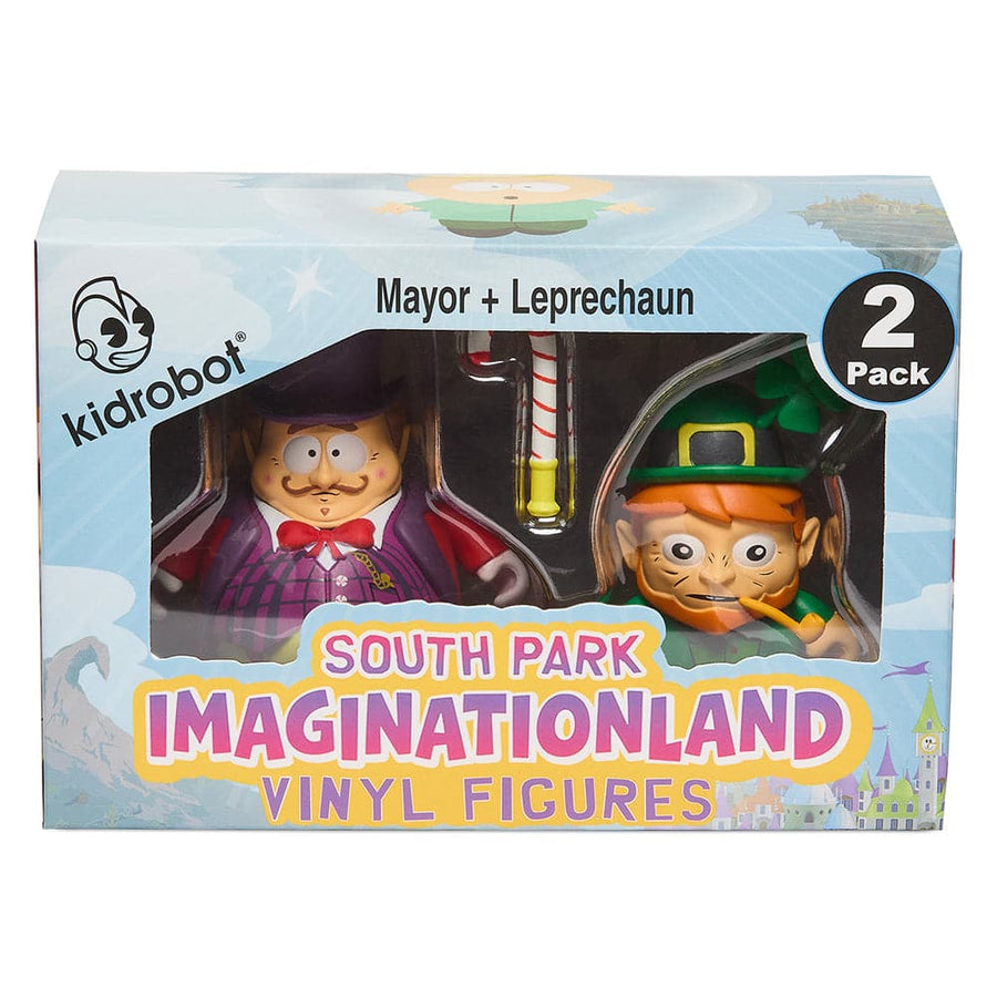 KidRobot South Park: Imaginationland Mayor and Leprechaun 3 inch Vinyl Figure 2-Pack