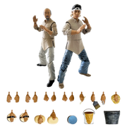 The Karate Kid Mr Miyagi and Daniel LaRusso Miyagi-Do Training 6" Action Figure 2-Pack