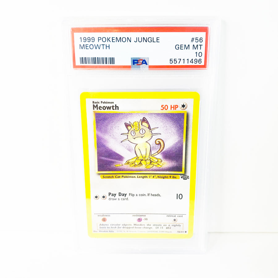 Pokemon Meowth Jungle PSA 10