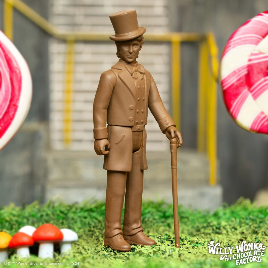 Super7 Willy Wonka in Bar ReAction Figure SDCC Exclusive w/ Chance of Gold