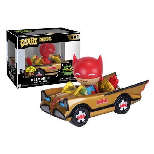 Batman POP! Ridez Vehicle with Dorbz Figure ?66 Batman Gold Batmobile SDCC 2016 Exclusive 12 cm