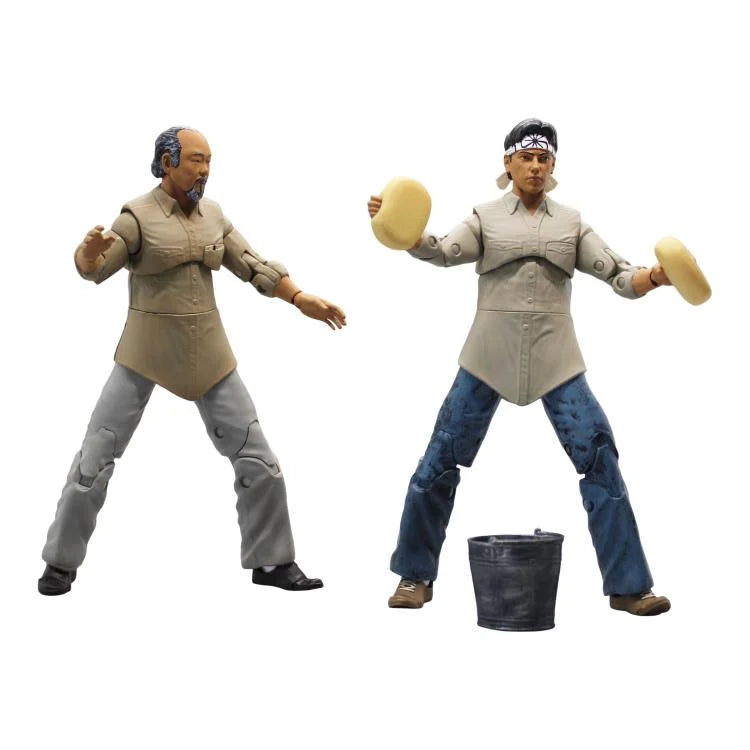 The Karate Kid Mr Miyagi and Daniel LaRusso Miyagi-Do Training 6" Action Figure 2-Pack