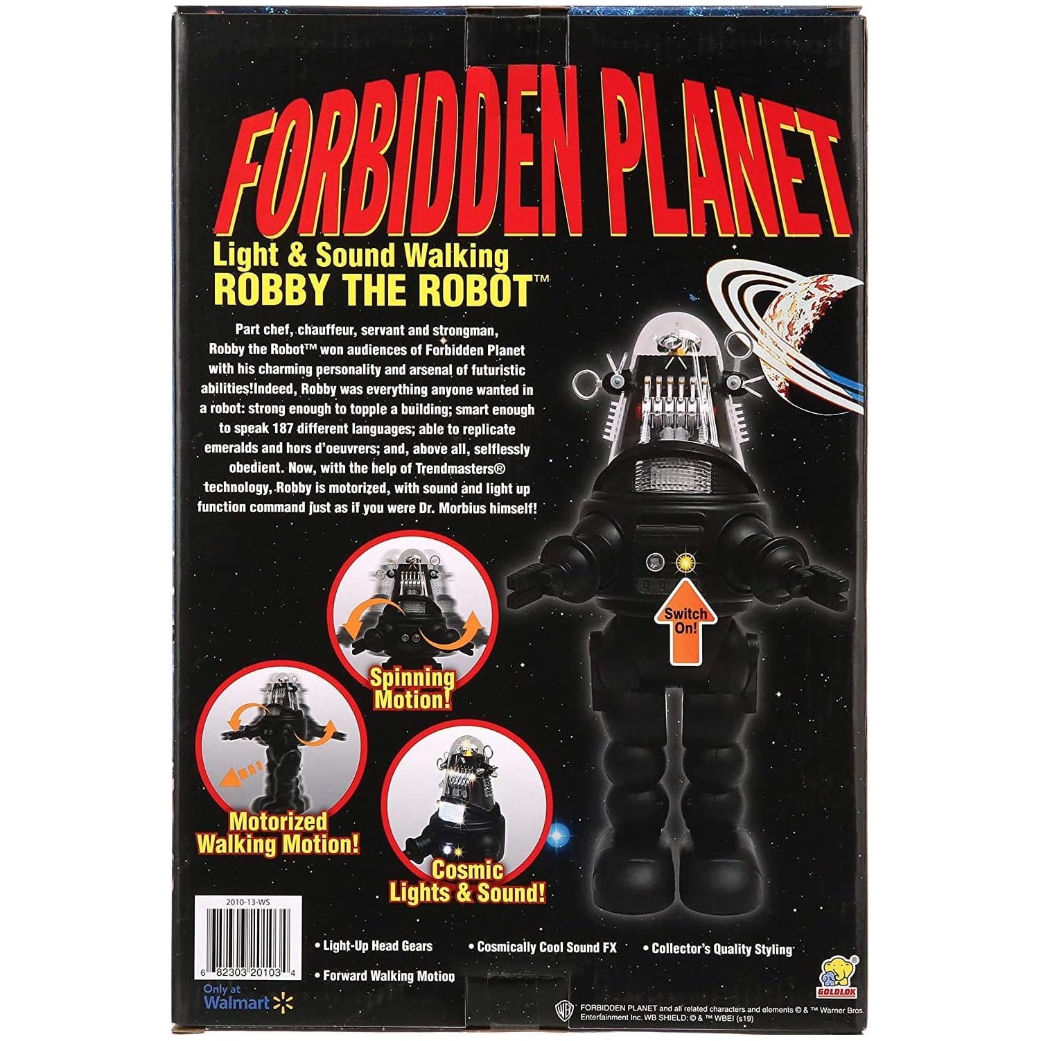 FORBIDDEN PLANET light and sound walking ROBBY THE ROBOT IN BOX hotsell EXCLUSIVE