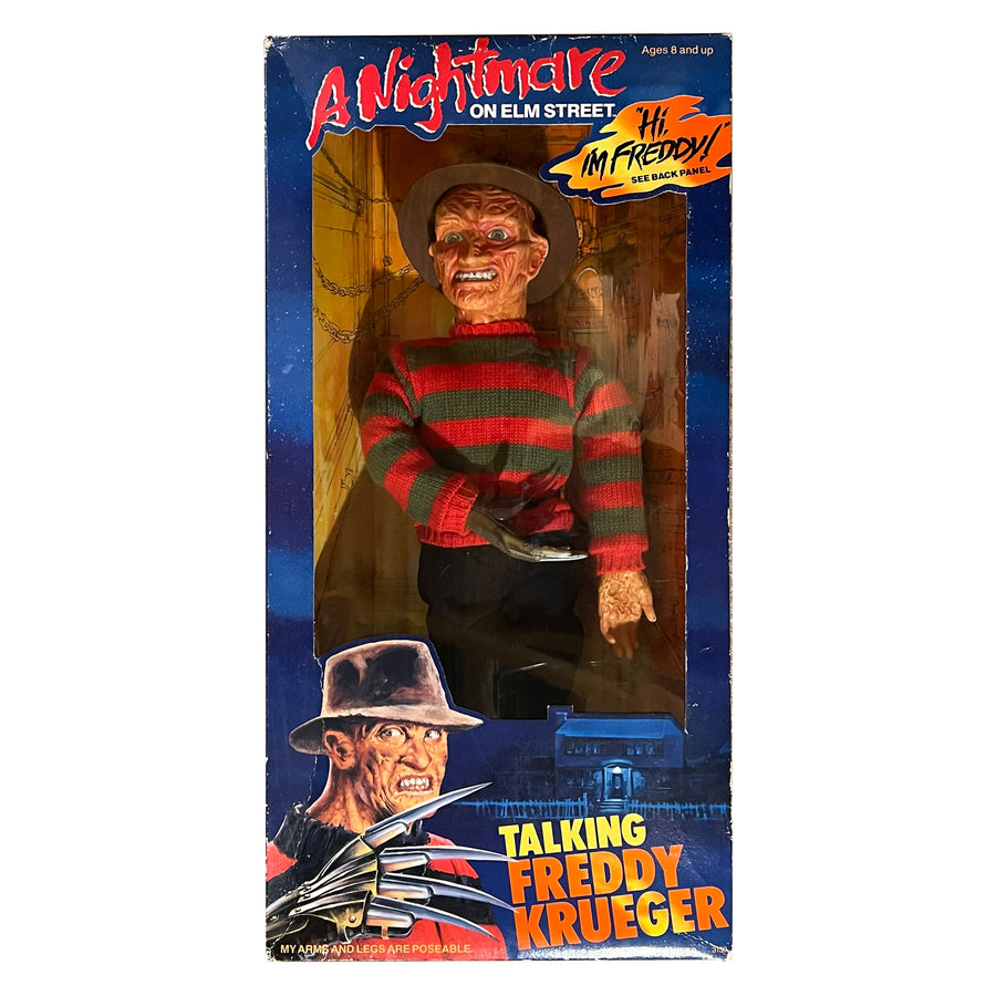 Matchbox Nightmare on Elm Street Freddy Krueger Talking 18 Inch Doll Shelf Wear