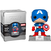 Funko POP The Avengers Captain America 25th Anniversary Classics Fall Exclusive Vinyl Figure