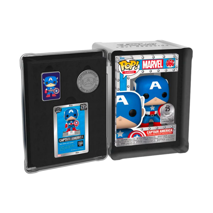 Funko POP The Avengers Captain America 25th Anniversary Classics Fall Exclusive Vinyl Figure