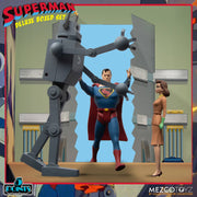 Mezco Superman The Mechanical Monsters (1941) 5 Points Action Figures Deluxe Box Set 10 cm