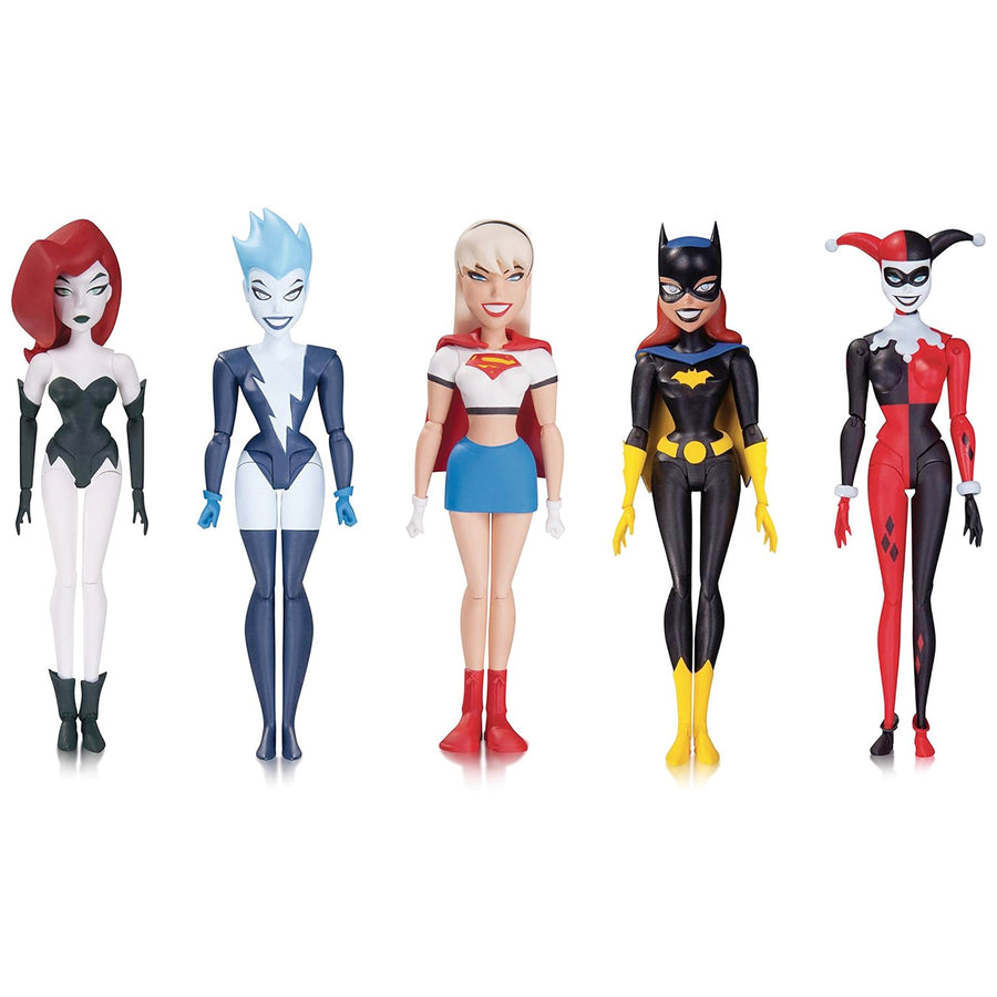 DC Comics Batman Animated NBA Girls Night Out Action Figure Set