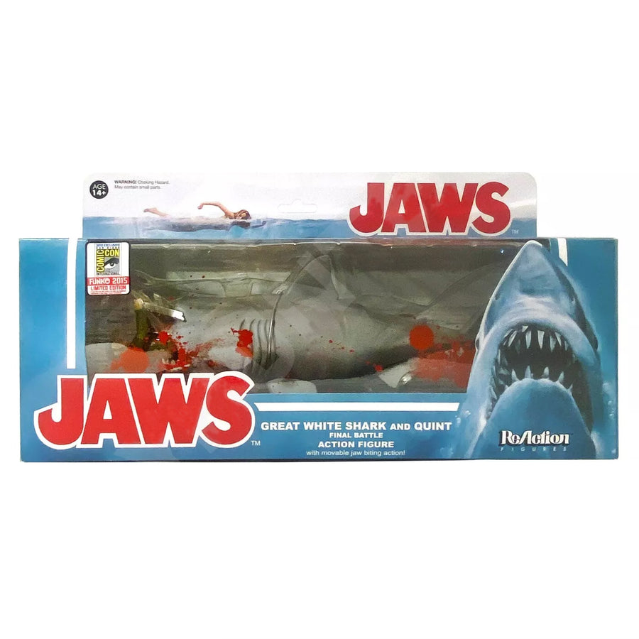 Funko Jaws SDCC Bruce Shark Reaction Figure Bite Quint Final Battle