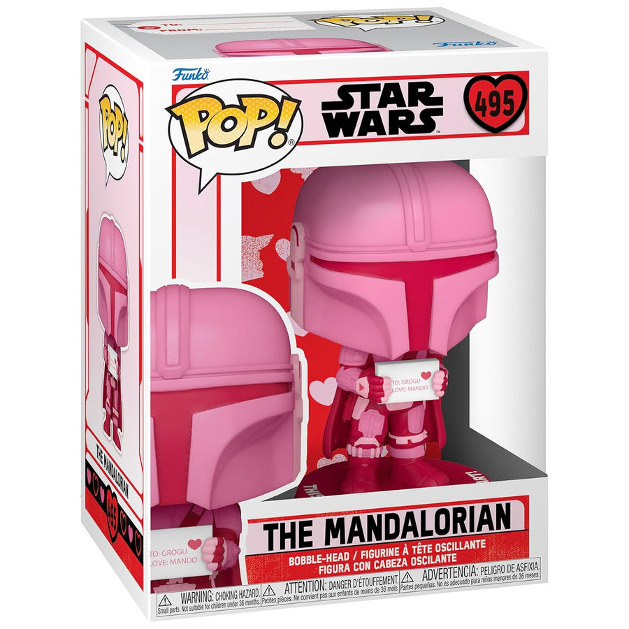 Funko POP! Star Wars Valentines Mandalorian Vinyl Figure #495