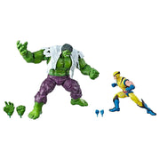 Hasbro Marvel Legends 80th Anniversary Wolverine and Hulk 6-Inch Action Figures