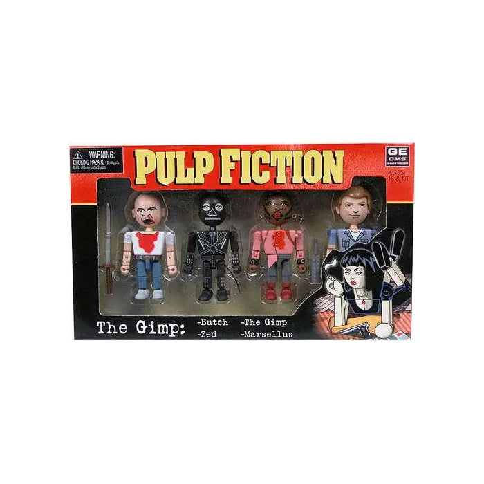 Pulp fiction NECA GEOM The Gimp Scene Set of 4 Mini Figures