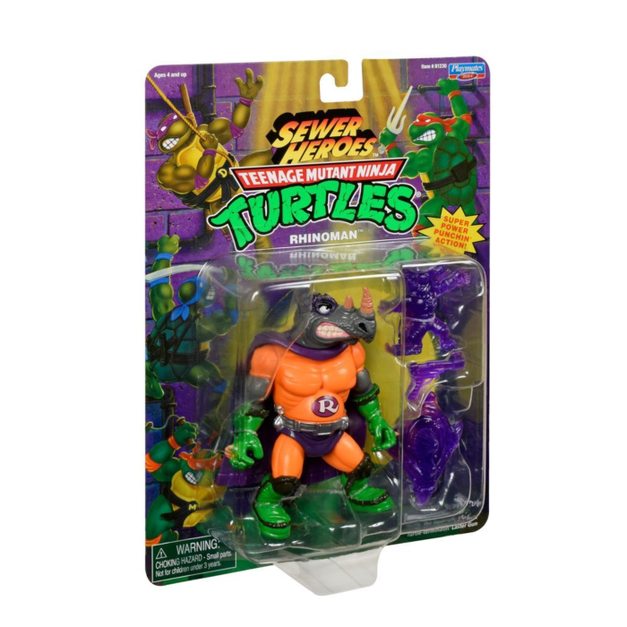 Playmates Teenage Mutant Ninja Turtles TMNT Sewer Heroes Classic Rotocast 4-Pack