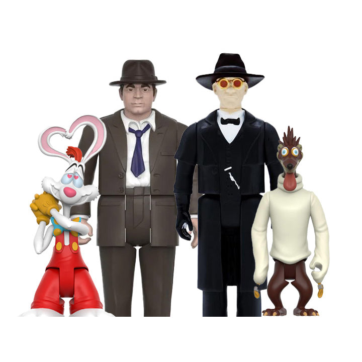 Super7 Who Framed Roger Rabbit ReAction Set of 4 Figures