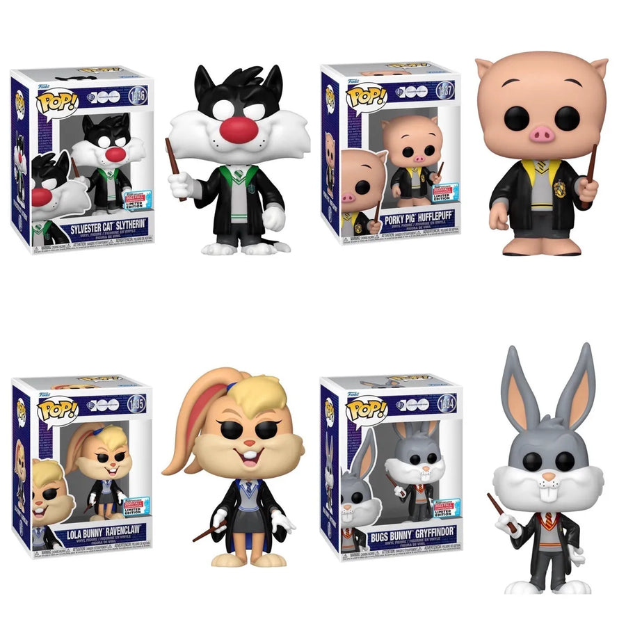 Funko POP Looney Tunes x Harry Potter Set of 4 Exclusive Vinyl Figures