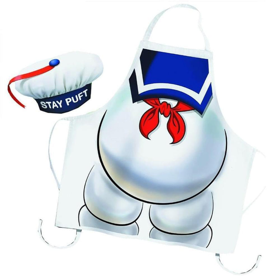 Ghostbusters - Stay Puft Apron & Hat Set