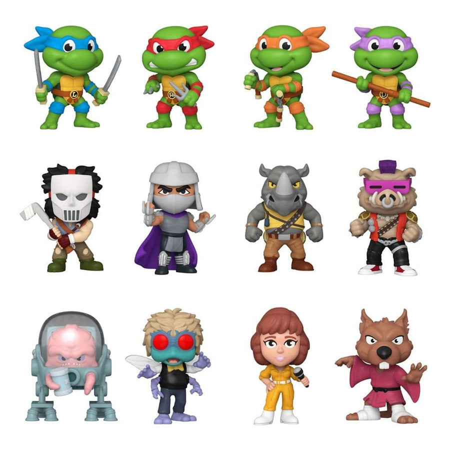 TMNT Funko Mystery Minis Display Case of 12 Blind Box Figures