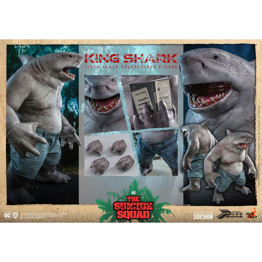 Hot Toys Suicide Squad Movie Masterpiece Action Figure 1/6 King Shark Ex-Display