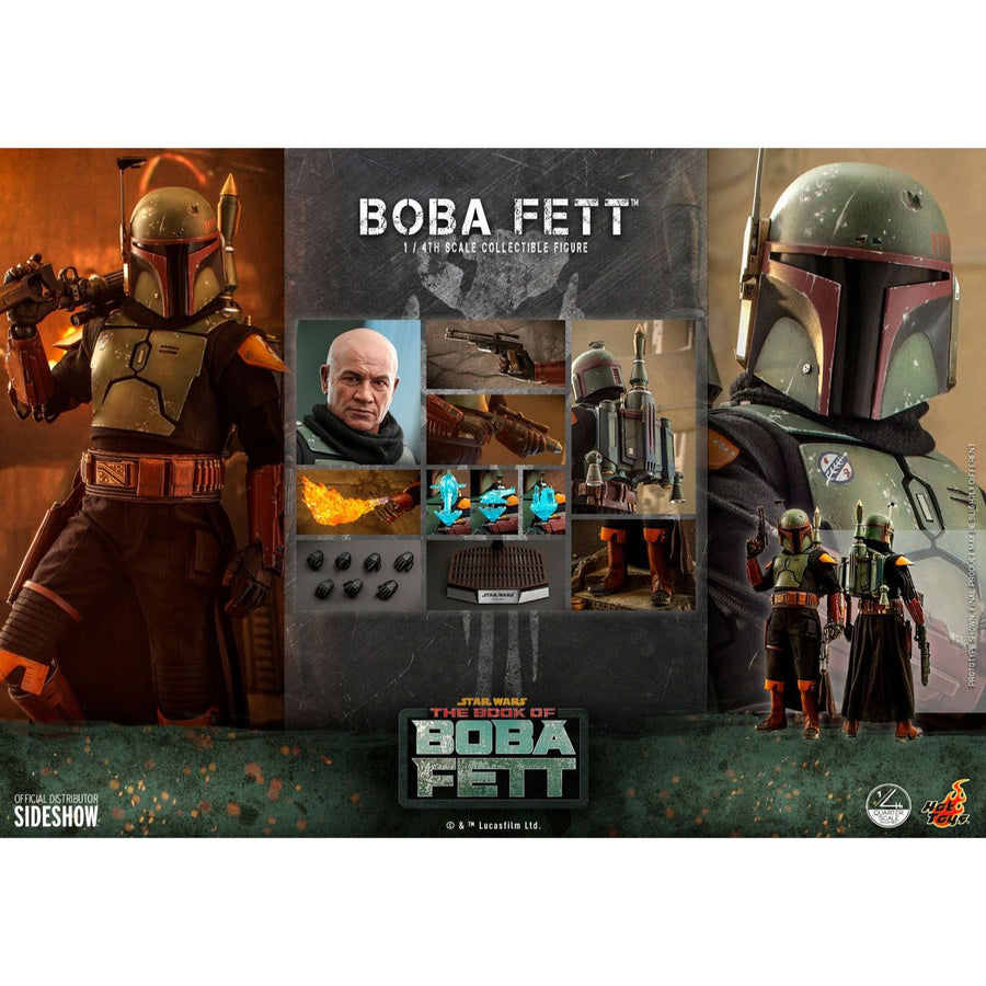 Hot Toys Star Wars: The Book of Boba Fett Action Figure 1/4 Boba Fett 45cm