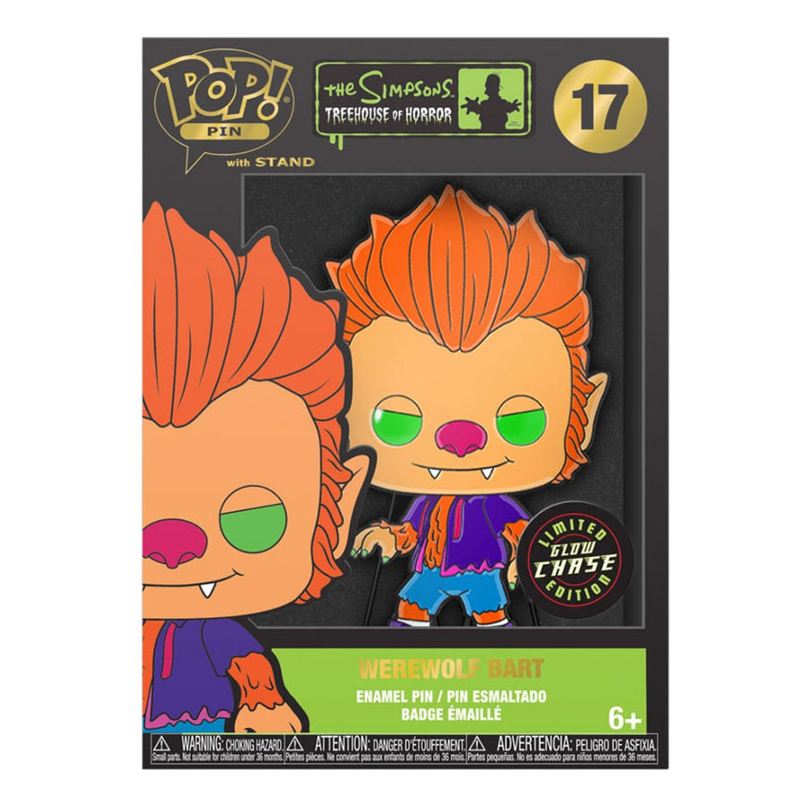 Funko Simpsons Horror Loungefly POP! Enamel Pin Bart Chance of Chase 10cm