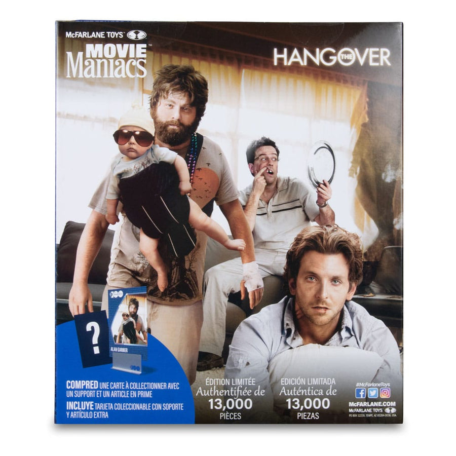 McFarlane The Hangover Movie Maniacs Action Figure Alan Garner 18cm