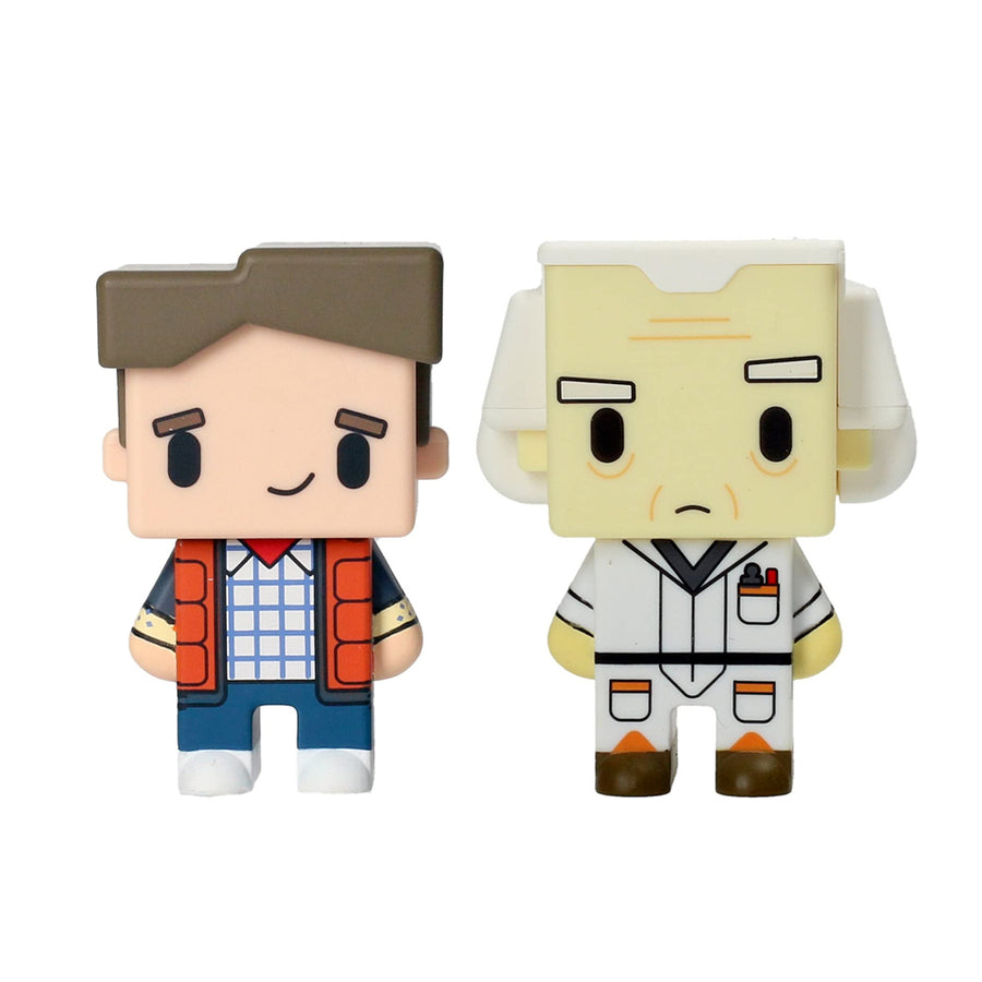 Back to the Future Marty and Doc Pixel Figures