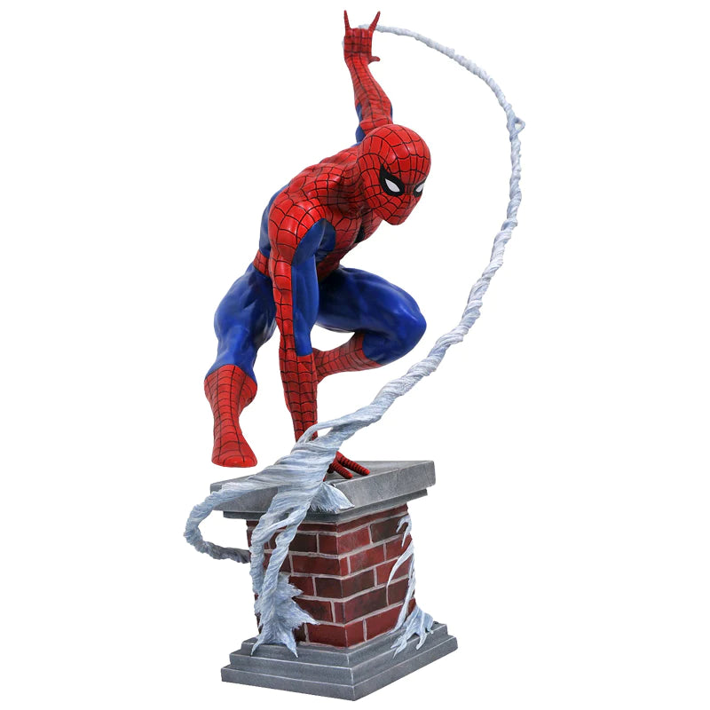 DIAMOND SELECT TOYS Marvel Premier Collection: Spider-Man Resin Statue 12  inches