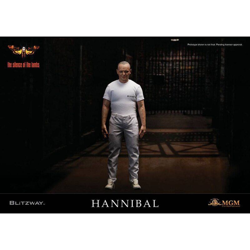 Blitzway The Silence Of The Lambs 1991 Hannibal Lecter in Prison Suit 1/6 Scale Collectible Figure